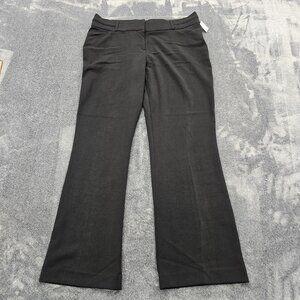 Maurices Boot Cut Mid Rise Pants Womens 14 regular black slacks business NEW